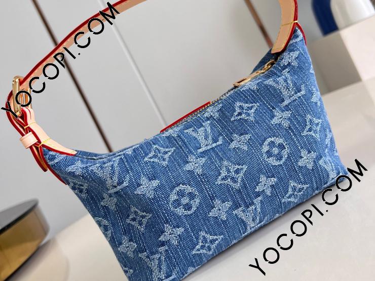 M82949】 LOUIS VUITTON ルイヴィトン モノグラム・デニム バッグ スーパーコピー 24新作 LV リミックス HILLS  POCHETTE ポシェット・ヒルズ レディース ハンドバッグ_ルイヴィトン ハンドバッグ_ルイヴィトンバッグ_ルイヴィトンコピー_ブランドコピー優良店