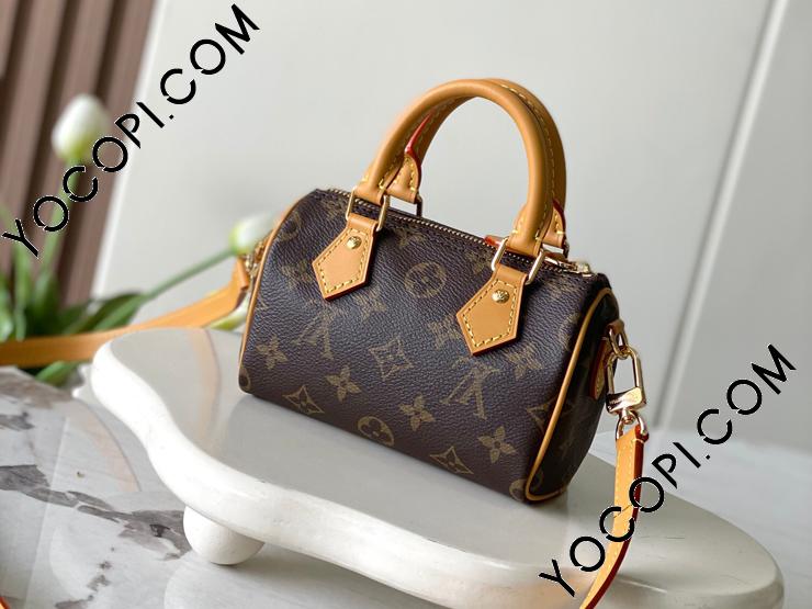 M81085】 LOUIS VUITTON ルイヴィトン モノグラム バッグ スーパーコピー 24新作 NANO SPEEDY ナノ・スピーディ  レディース ショルダーバッグ_ルイヴィトン ショルダーバッグ_ルイヴィトンバッグ_ルイヴィトンコピー_ブランドコピー優良店