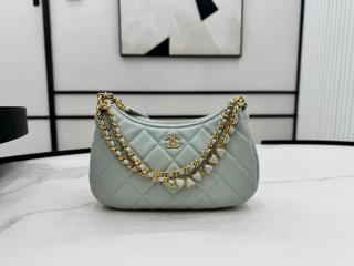 【AP3786-4】 CHANEL シャネル バッグ コピー 24新作 チェーン クラッチ シャイニー クランプル カーフスキン & レジン ショルダーバッグ 6色可選択