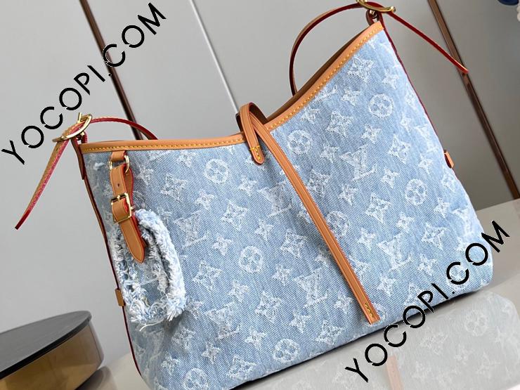 M11462】 LOUIS VUITTON ルイヴィトン モノグラム・デニム バッグ コピー 24新作 CARRYALL キャリーオール NM PM  レディース ショルダーバッグ_ルイヴィトン ショルダーバッグ_ルイヴィトンバッグ_ルイヴィトンコピー_ブランドコピー優良店