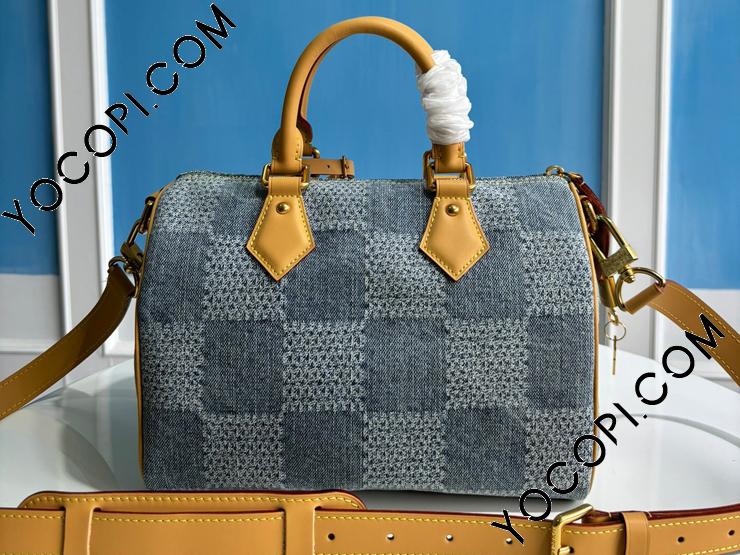 N40700】 LOUIS VUITTON ルイヴィトン ダミエ・デニム バッグ スーパーコピー 24新作 SPEEDY スピーディ・バンドリエール  25 レディース ショルダーバッグ_ルイヴィトン ショルダーバッグ_ルイヴィトンバッグ_ルイヴィトンコピー_ブランドコピー優良店