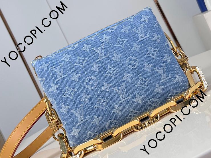 M11401】 LOUIS VUITTON ルイヴィトン モノグラム・デニム バッグ スーパーコピー 24新作 COUSSIN クッサン BB  レディース ショルダーバッグ_ルイヴィトン ショルダーバッグ_ルイヴィトンバッグ_ルイヴィトンコピー_ブランドコピー優良店