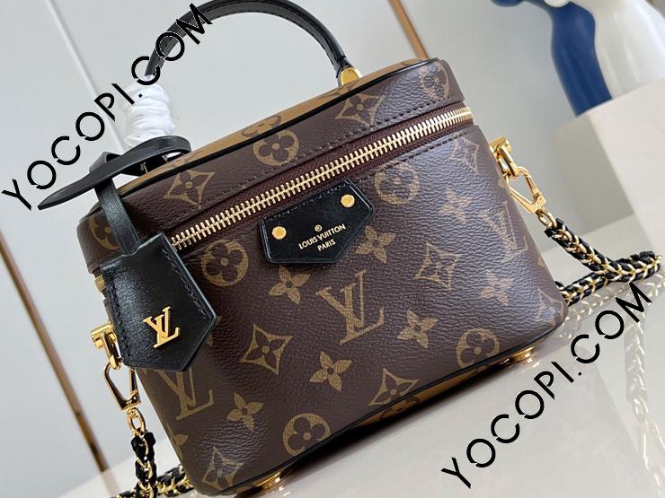 M47128】 LOUIS VUITTON ルイヴィトン モノグラム バッグ スーパーコピー 24新作 VANITY ヴァニティ NV PM  レディース ショルダーバッグ_ルイヴィトン ショルダーバッグ_ルイヴィトンバッグ_ルイヴィトンコピー_ブランドコピー優良店