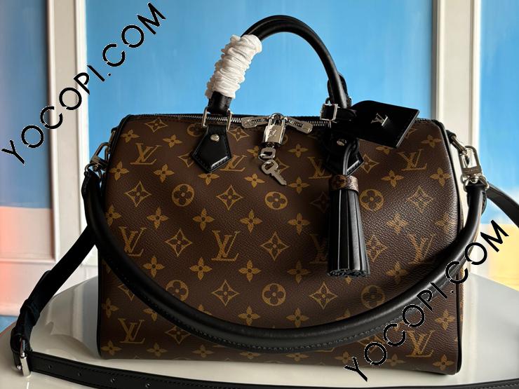 M12243】 LOUIS VUITTON ルイヴィトン モノグラム バッグ スーパーコピー 24新作 SPEEDY スピーディ・バンドリエール 30  ソフト レディース ショルダーバッグ_ルイヴィトン ショルダーバッグ_ルイヴィトンバッグ_ルイヴィトンコピー_ブランドコピー優良店