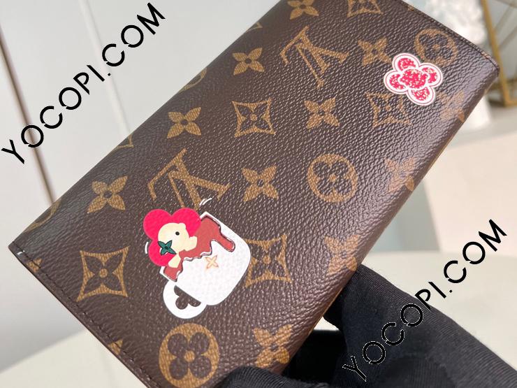 M12207】 LOUIS VUITTON ルイヴィトン モノグラム 長財布 コピー 24新作 sarah ポルトフォイユ・サラ NM レディース  二つ折り財布_ルイヴィトン 二つ折り財布_ルイヴィトン 財布_ルイヴィトンコピー_ブランドコピー優良店