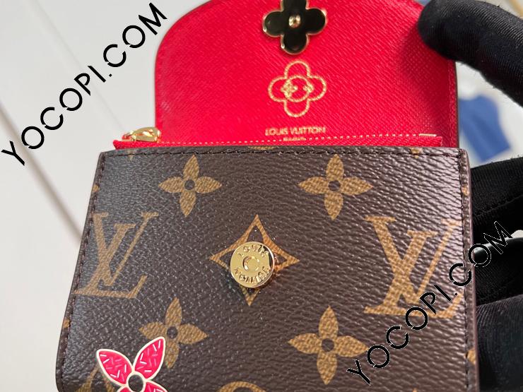 M12220】 LOUIS VUITTON ルイヴィトン モノグラム 財布 コピー 24新作 ROSALIE ポルトモネ・ロザリ レディース 二 つ折り財布_ルイヴィトン 二つ折り財布_ルイヴィトン 財布_ルイヴィトンコピー_ブランドコピー優良店